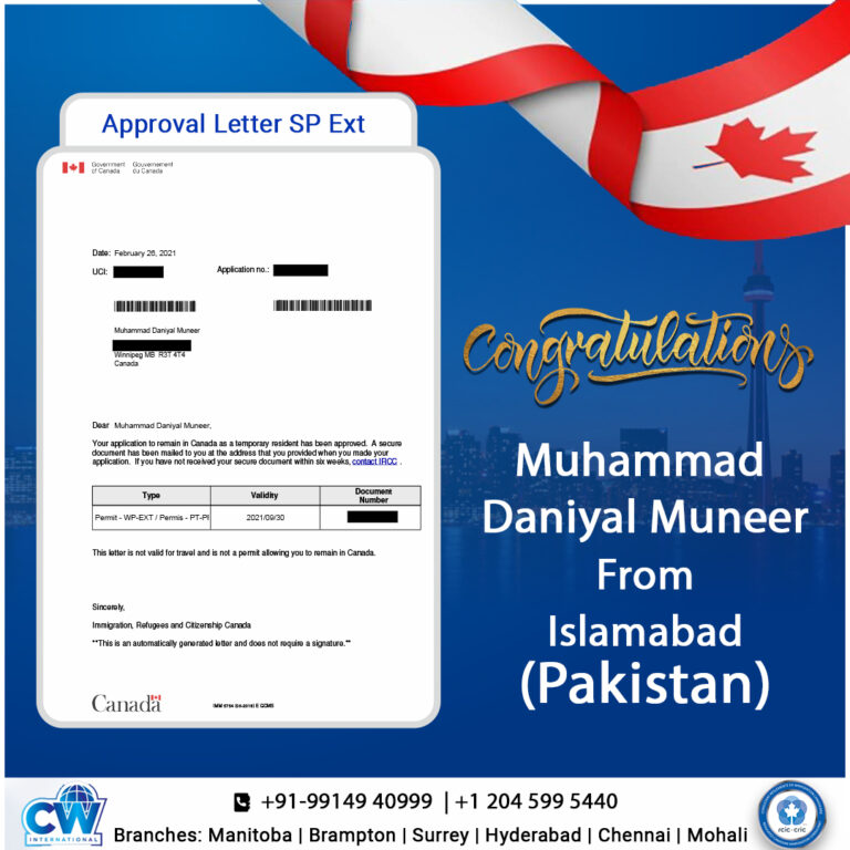 Student visa Canada approval