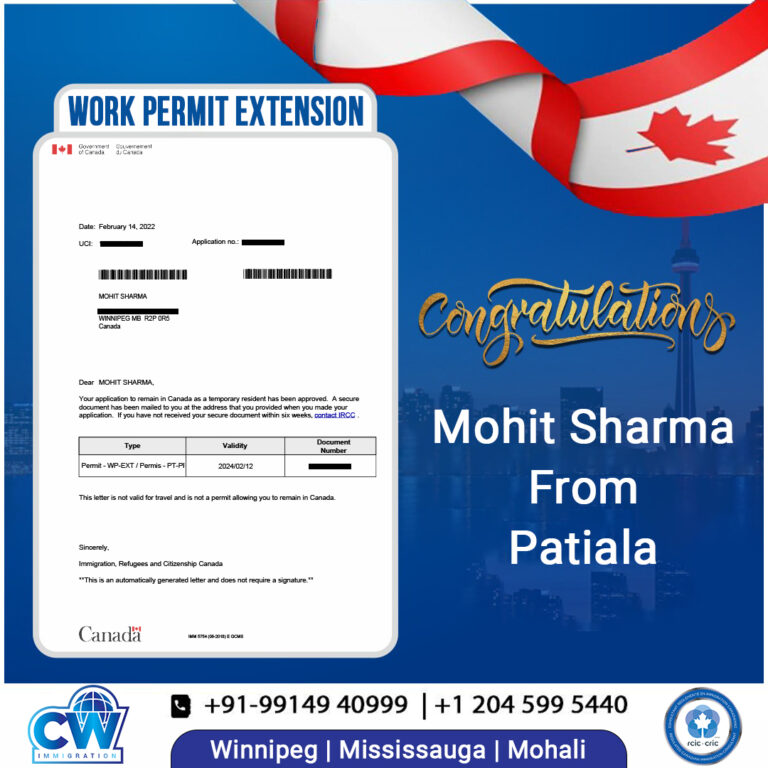 Work Permit Canada approval
