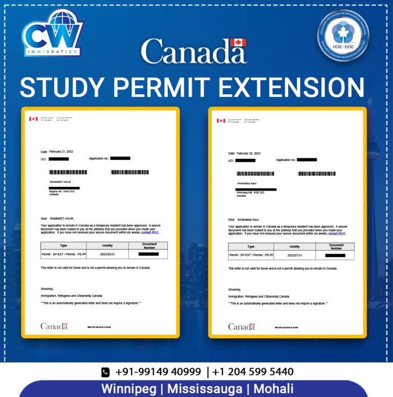 Student Permit Ext Canada approval