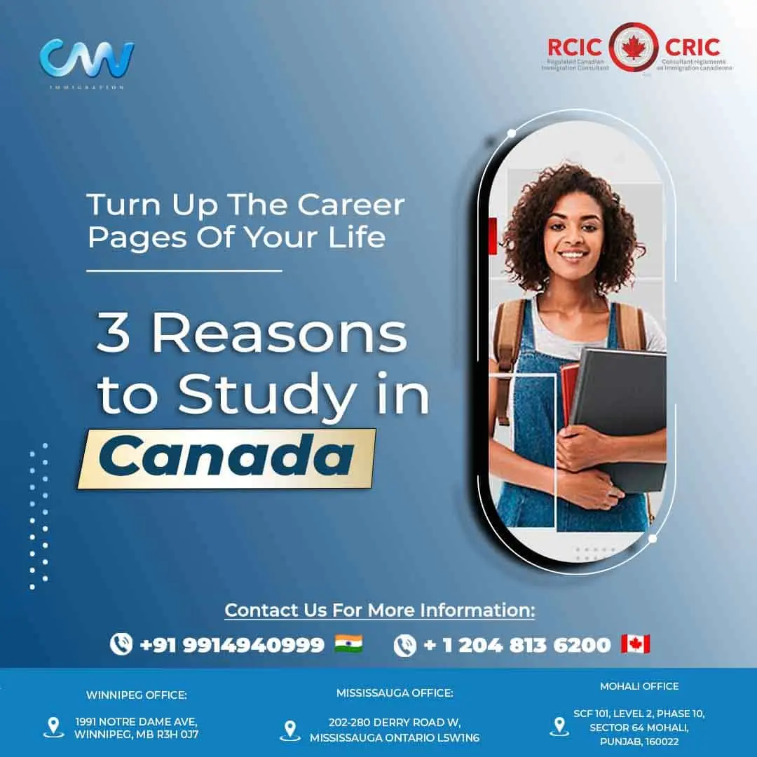 3 reason to study in canada