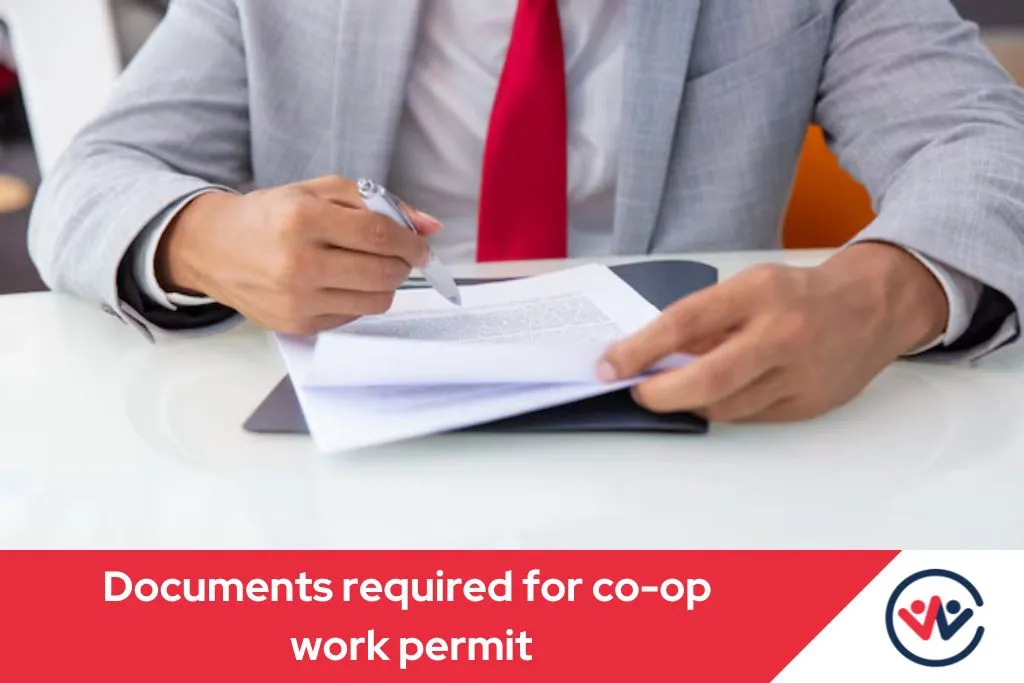 document required for co op work permit