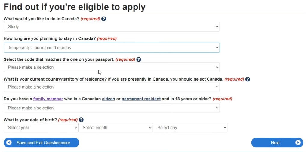 co op work permit apply step 3