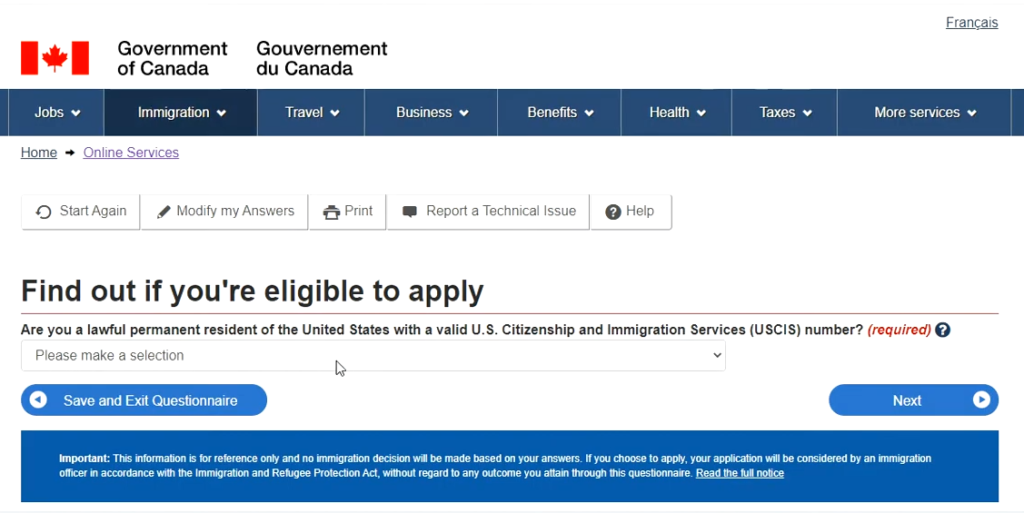 co op work permit apply step 4