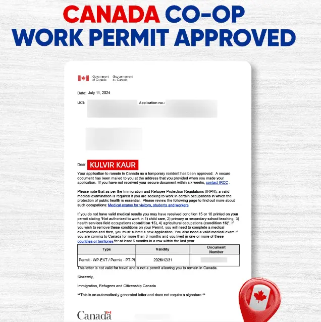 co op work permit